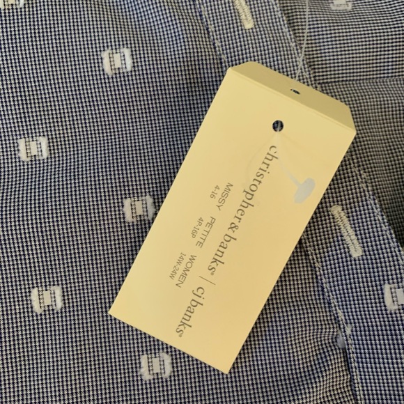 NEW Christopher & Banks (CJ Banks) Sleeveless Top - Size X - Picture 3 of 7